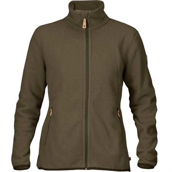 Fjällräven Stina Fleece Womens, Dark Olive Fjällräven Stina Fleece Womens, Dark Olive