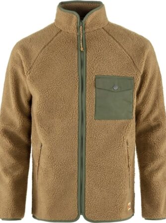 Fjällräven Vardag Pile Fleece Herre / Mænd-Grønwheat Brun / laurel Grøn-S - Fleecejakker