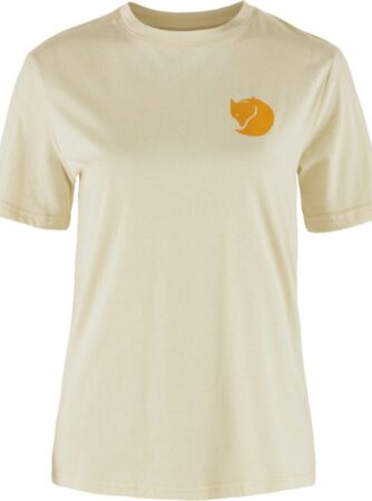 Fjällräven Walk With Beige T-Shirt Kvinder / Damer-chalk Hvid-M - T-Shirts