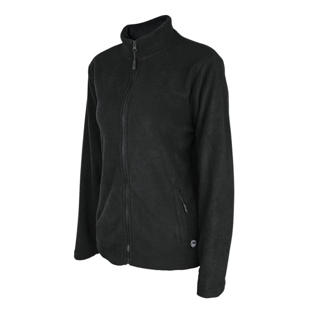 Fleecetrøje dame - Treklife Mid FZ - Sort Fleecetrøje dame - Treklife Mid FZ - Sort