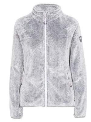 Fleecetrøje til dame - Trespass Telltale - Hvid/Grå