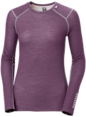 Helly Hansen Lifa Merino Midweight Skiundertrøje Dame, amethyst