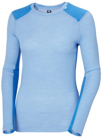 Helly Hansen Lifa Merino Midweight Skiundertrøje Dame, bright blue