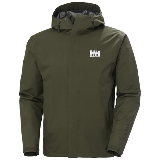 Helly Hansen Mens Seven J Jacket, Utility Green Helly Hansen Mens Seven J Jacket, Utility Green