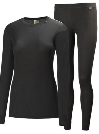 Helly Hansen Womens HH Comfort Dry 2-Pack, Black