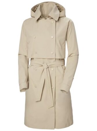 Helly Hansen Womens Jane Trench, Khaki