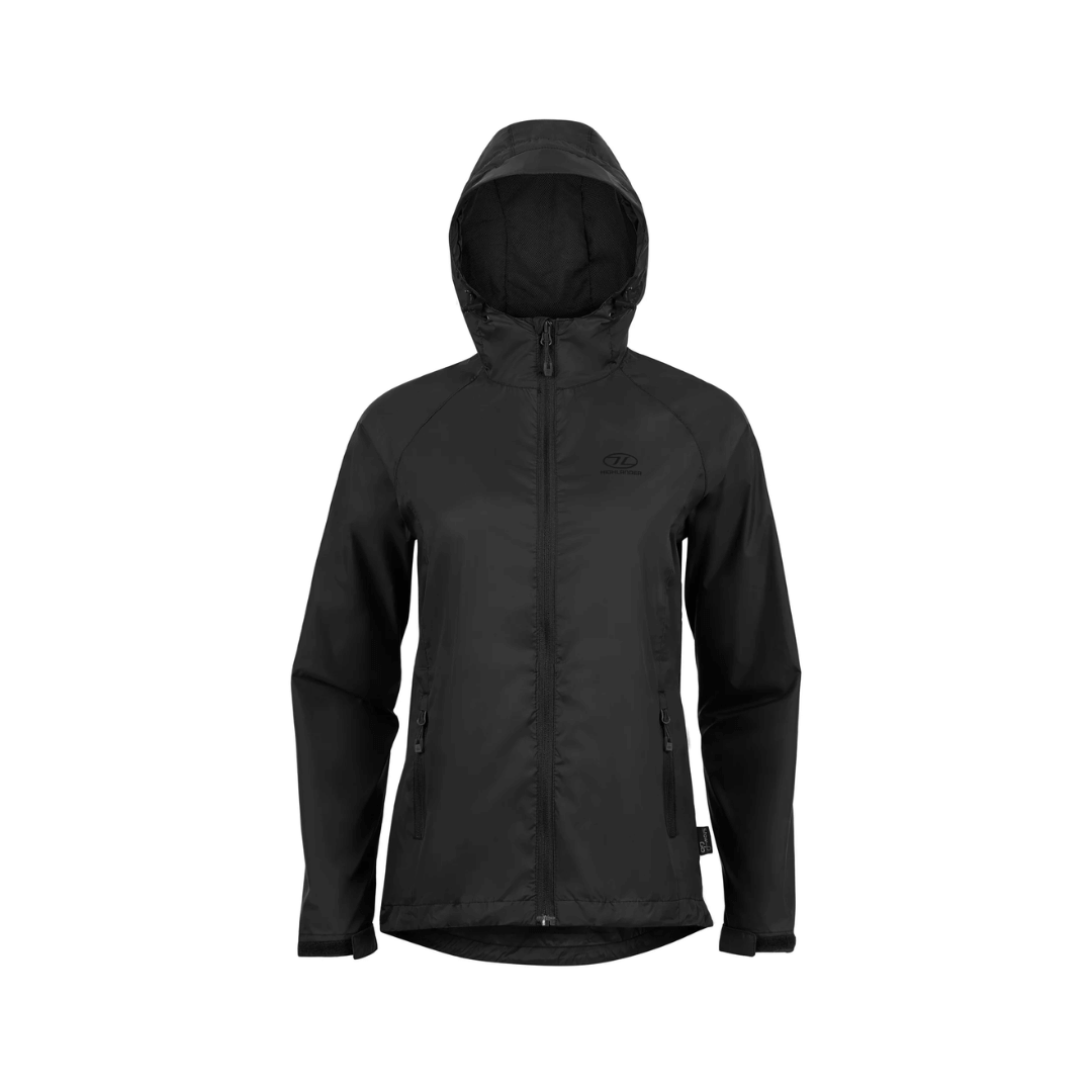 Jakke dame - Highlander Stow&Go - Vandtæt - Sort Jakke dame - Highlander Stow&Go - Vandtæt - Sort