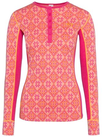 Kari Traa Rose Skiundertrøje Merino Uld Dame, Berry