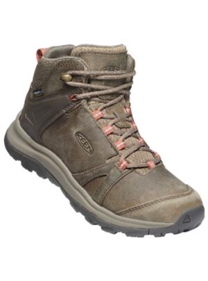 Keen Womens Terradora II Leather Mid WP, Brindle / Redwood