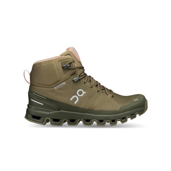 On Cloudrock Waterproof Womens, Olive / Reed On Cloudrock Waterproof Womens, Olive / Reed