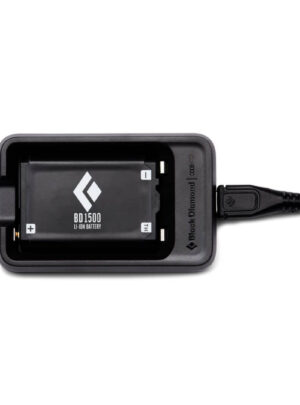 Oplader og batteri til pandelampe - Black Diamond BD 1500 battery & charger