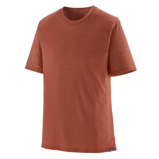 Patagonia Mens Cap Cool Merino Blend Shirt, Burl Red Patagonia Mens Cap Cool Merino Blend Shirt, Burl Red