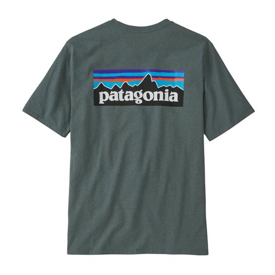 Patagonia Mens P-6 Logo Responsibili-Tee, Nouveau Green Patagonia Mens P-6 Logo Responsibili-Tee, Nouveau Green
