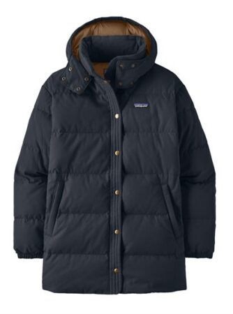 Patagonia Womens Cotton Down Parka, Pitch Blue