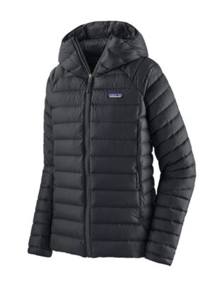 Patagonia Womens Down Sweater hoody, Black