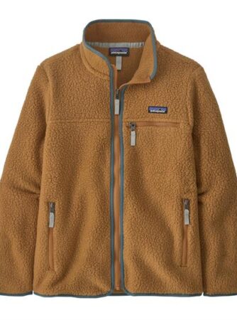 Patagonia Womens Retro Pile Jacket, Nest Brown / Nouveau Green