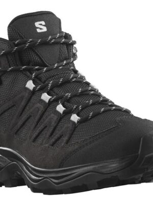 Salomon X Ward Leather Mid GTX Womens, Ebony / Phantom