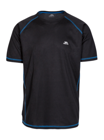 T-shirt til mænd - Trespass Albert - Sort