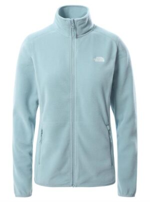 The North Face Womens 100 Glacier Full Zip, Tourmaline Blue