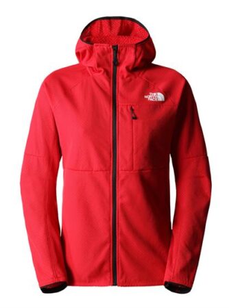 The North Face Womens Summit Futurefleece FZ Hoodie, Red