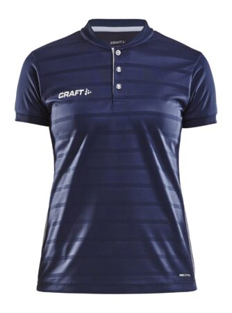 Craft - Pro Control Button Jersey Kvinder - Navy/White L