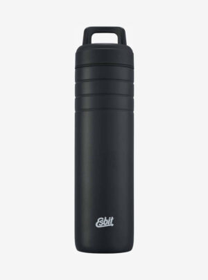Esbit - MAJORIS Wide Mouth flaske 700ml af rustfrit stål (Black)
