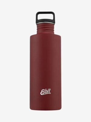 Esbit - SCULPTOR Drikkedunk 1L af rustfrit stål (Burgundy Red)