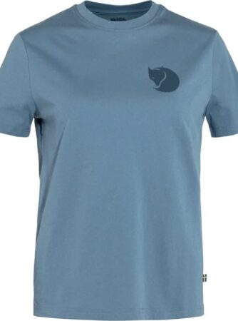 Fjällräven Fox Boxy Tee Kvinder / Damer-dawn Blå-S - T-Shirts