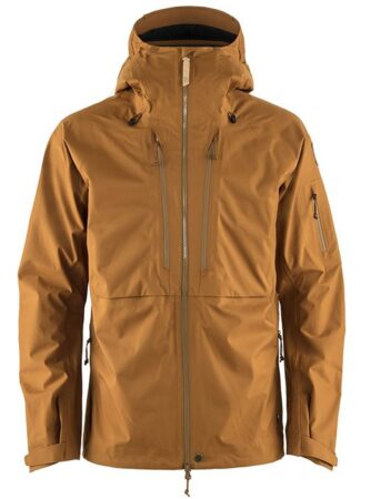 Fjällräven Keb Eco Shell Jacket Herre / Mænd 30.000mm-chestnut-2XL - Regntøj, poncho