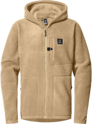 Haglöfs Malung Pile Hood Fleecetrøje Dame, Sand