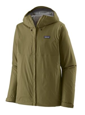 Patagonia Mens Torrentshell 3L Rain Jacket, Tent Green