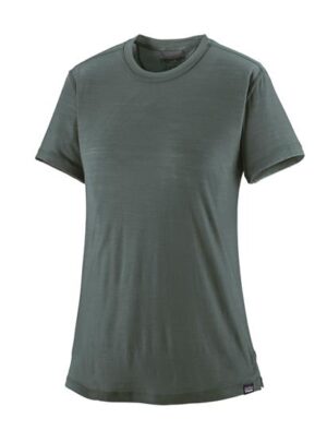 Patagonia Womens Cap Cool Merino Blend Shirt, Nouveau Green