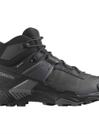 Salomon X Ultra 5 Mid GTX Herre / Mænd, Sort/asphalt-42 / UK 8 - Vandrestøvler