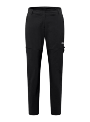 Vandrebukser til dame - Jack Wolfskin Hikeout Zip-off pants - Sort