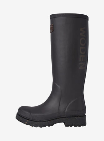 Woden - Le Waterproof gummistøvler til damer (Sort) - 37