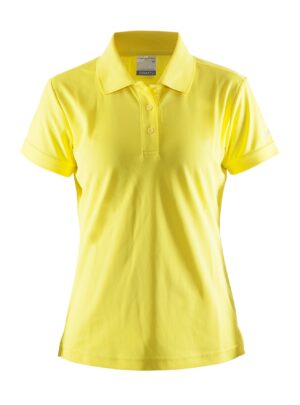 Craft - Polo Shirt Pique Classic Kvinder - Yellow 44/XXL