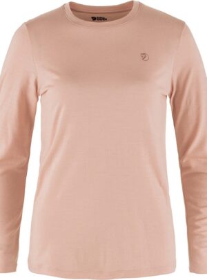 Fjällräven Abisko Wool LS Kvinder / Damer-chalk PBlå-L - T-Shirts