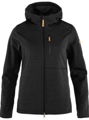 Fjällräven Keb Fleece Hoodie Womens, Black