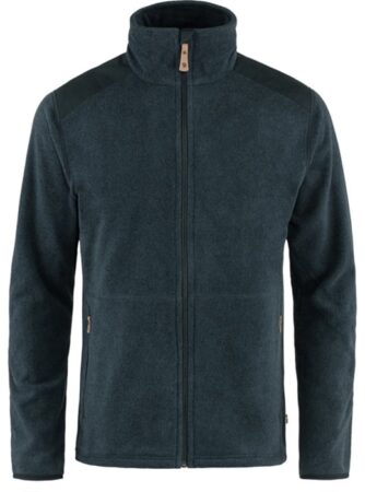 Fjällräven Sten Fleece Herre / Mænd-Mørkeblå-3XL - Fleecejakker