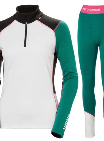 Helly Hansen Lifa Merino Midweight H/Z, sæt, dame, grøn