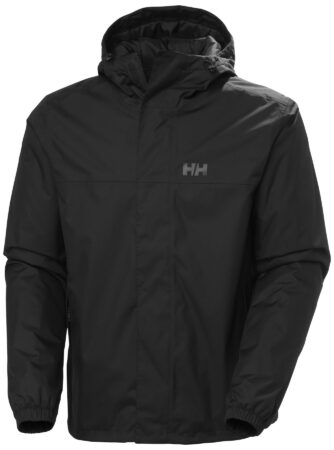 Helly Hansen Vancouver, regnfrakke, herre, sort
