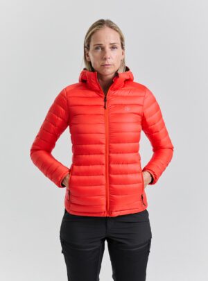 Lapland Dunjakke Kvinde - Red Sunset - XS