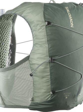 Salomon Active Skin 8 Set, løberygsæk, grå
