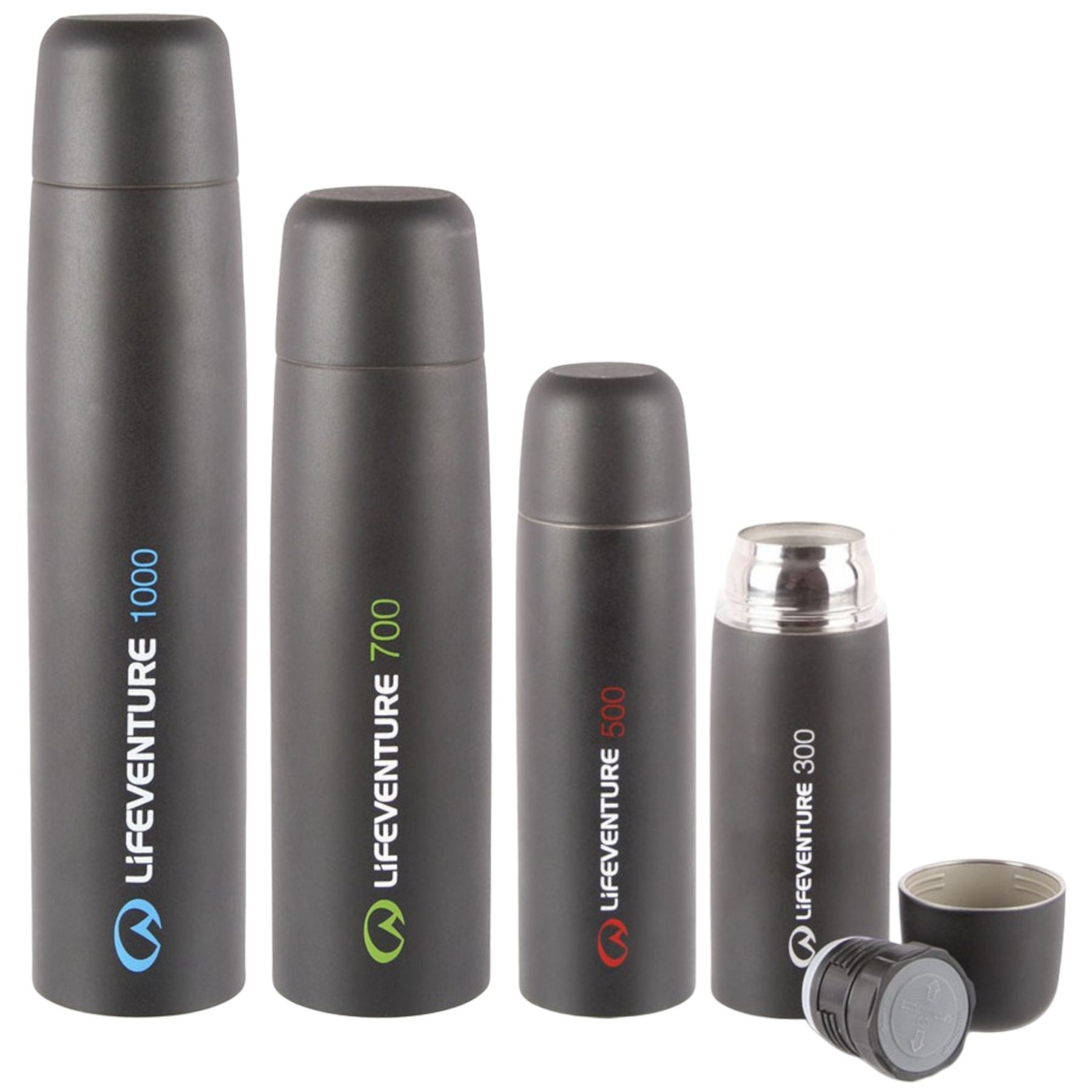 Lifeventure TiV Vacuum Flasker 700, mørkegrå Lifeventure TiV Vacuum Flasker 700, mørkegrå
