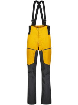 Lundhags Abisku Hybrid Bib Pant, vandrebukse, herre, gul/grå