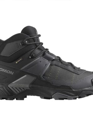 Salomon X Ultra 5 Mid GTX Herre / Mænd, Sort/asphalt-42 2/3 / UK 8,5 - Vandrestøvler