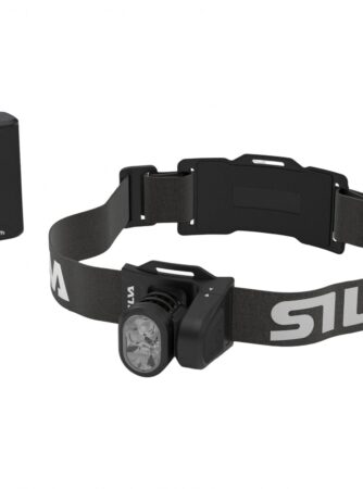 Silva Free 2000 S, pandelampe, sort