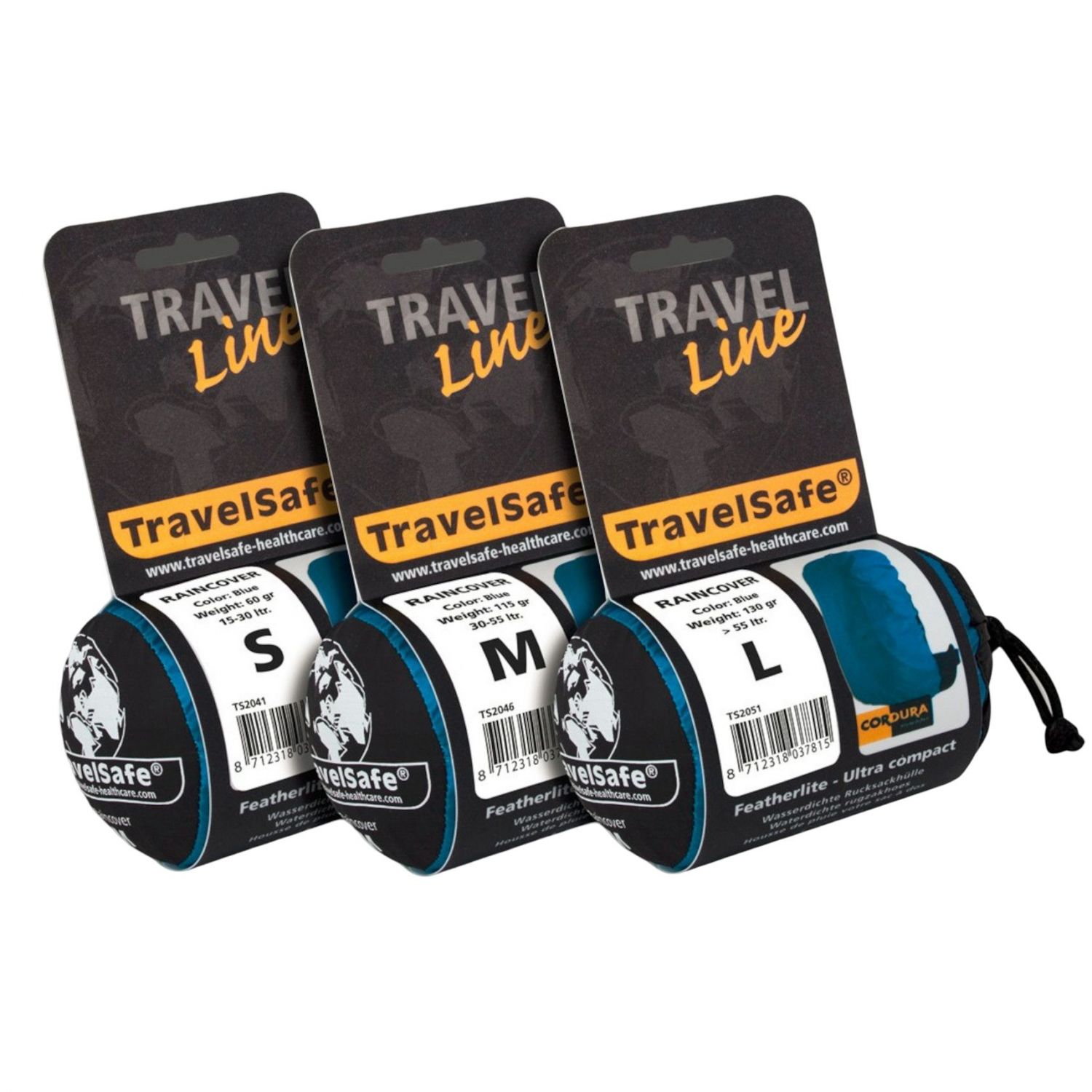 TravelSafe Featherlite Regnslag M, blå TravelSafe Featherlite Regnslag M, blå