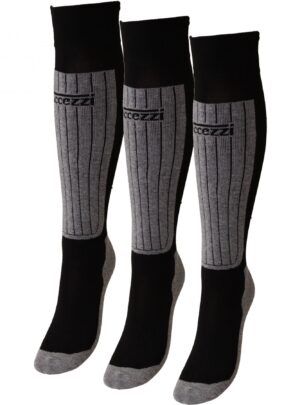 Accezzi Coolmax, skistrømper, 3 par, sort