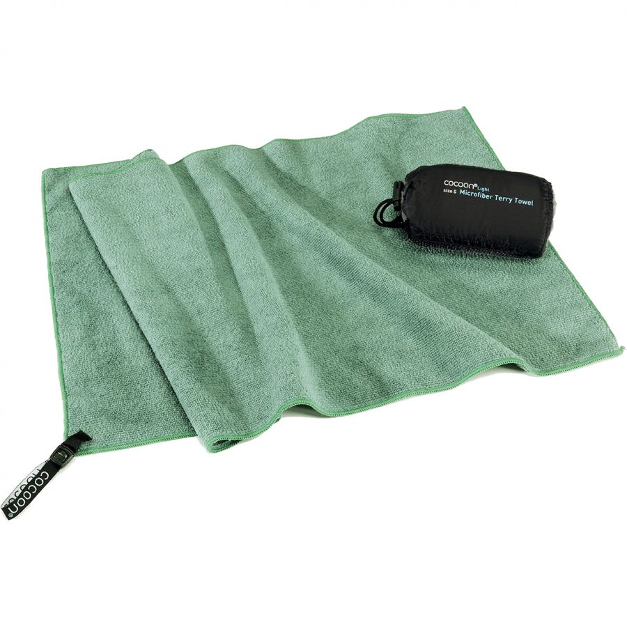 Cocoon Terry Towel Light,60x30cm, Microfiber Håndklæde, bamboo green Cocoon Terry Towel Light,60x30cm, Microfiber Håndklæde, bamboo green